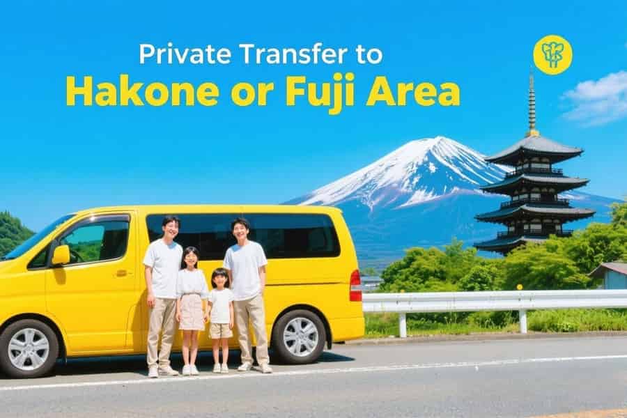 Flughafen Narita (NRT): Privater Transfer von/nach Fuji oder Hakone. Foto: GetYourGuide