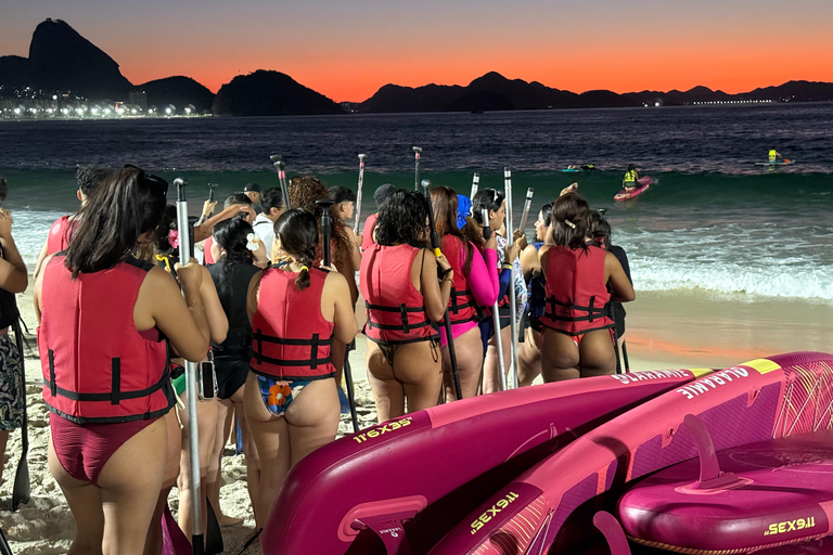 Sunrise Stand Up Paddleboarding in Copacabana + Brazilian Coffee Stand-up paddleboarding at dawn in Copacabana + Brazilian coffee