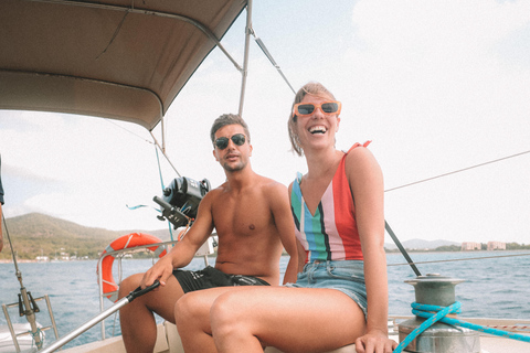 Ibiza: Passeio de barco à vela de dia inteiro para Formentera com remo