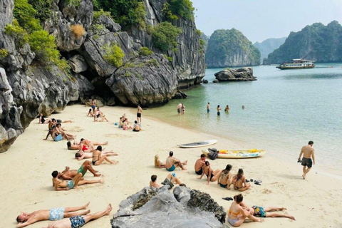 Hanoi/Port : 2-Day Ha Long & Lan Ha Bay on Luxury Cruises Limousine Bus from Hanoi to Ha Long