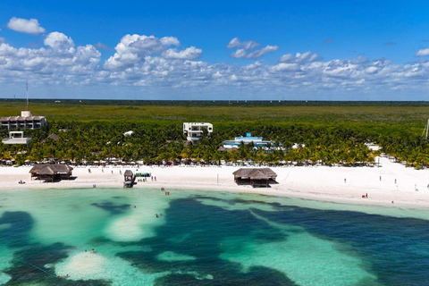 From Cancún: Maroma Beach Snorkel and Waverunner Tour