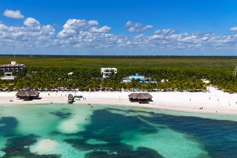 From Cancún: Maroma Beach Snorkel and Waverunner Tour