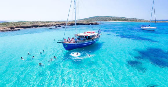 Depuis Paros : Antiparos et Despotikó, journée baignade