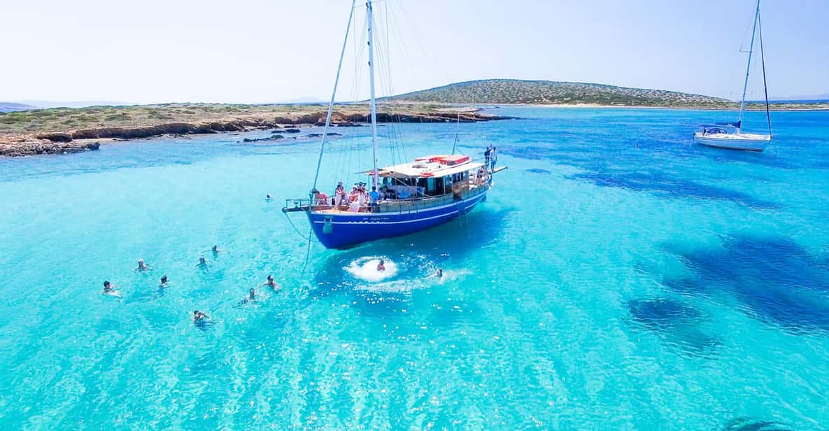 From Paros: Antiparos and Despotiko Full-Day Swim Cruise — a boat tour from Paros, Greece
