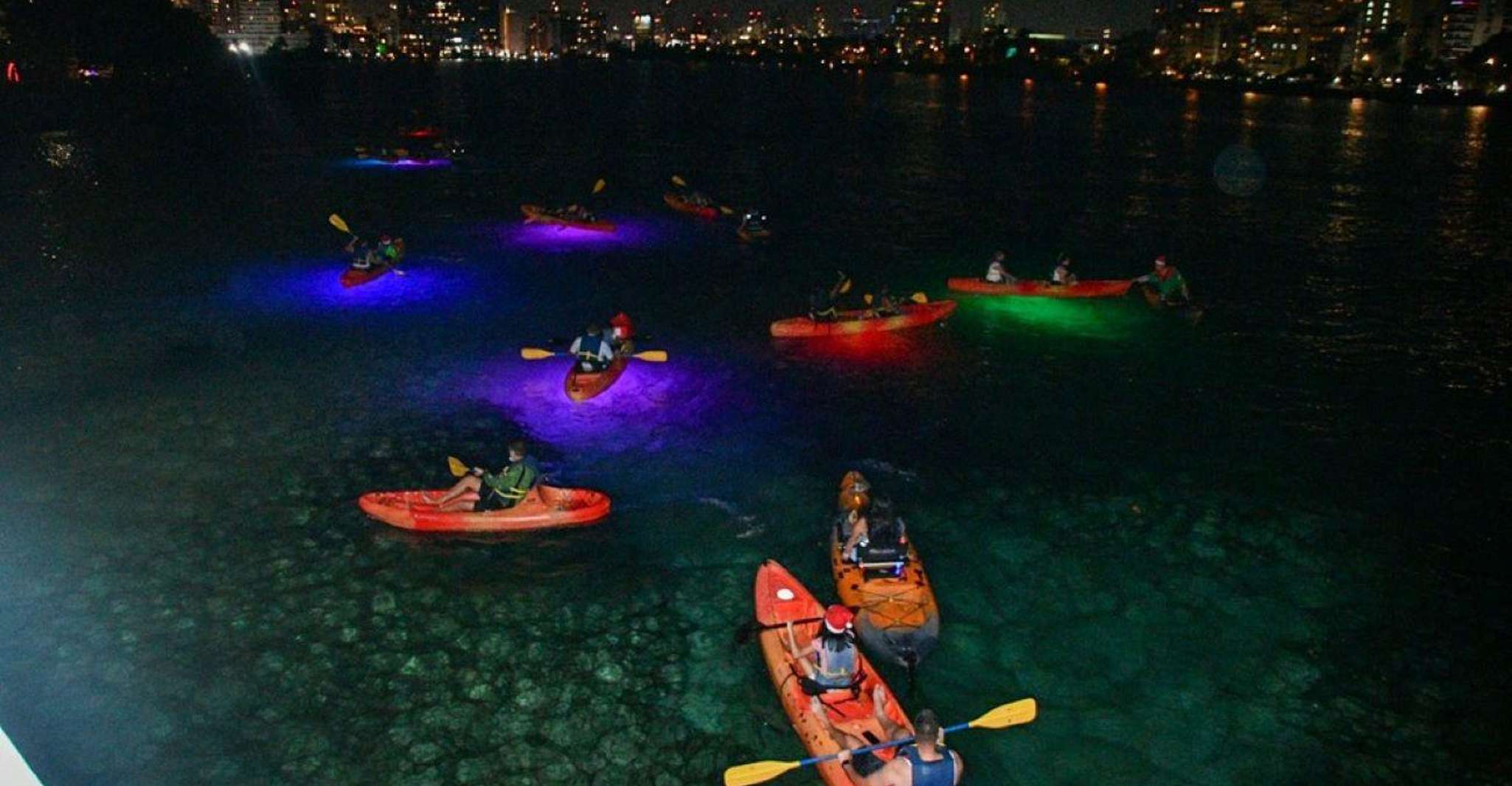 San Juan, LED Night Kayak Experience a Condado Lagoon - Hizvo