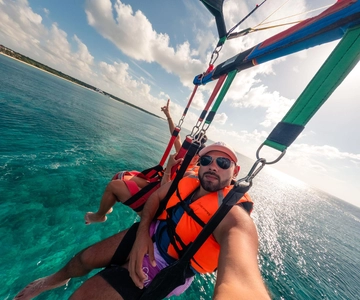 Cozumel: Beste parasailervaring + strand