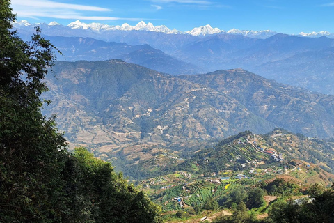 Visite touristique de Nagarkot au lever du soleil et de Bhaktapur