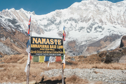 From Kathmandu: Annapurna Base Camp Trek with Guide