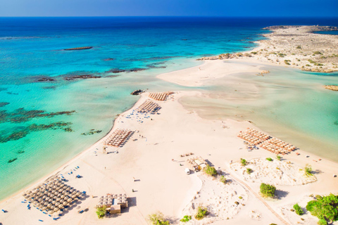 La Canée : excursion d&#039;une journée à la plage d&#039;Elafonisi avec arrêt au village d&#039;Elos