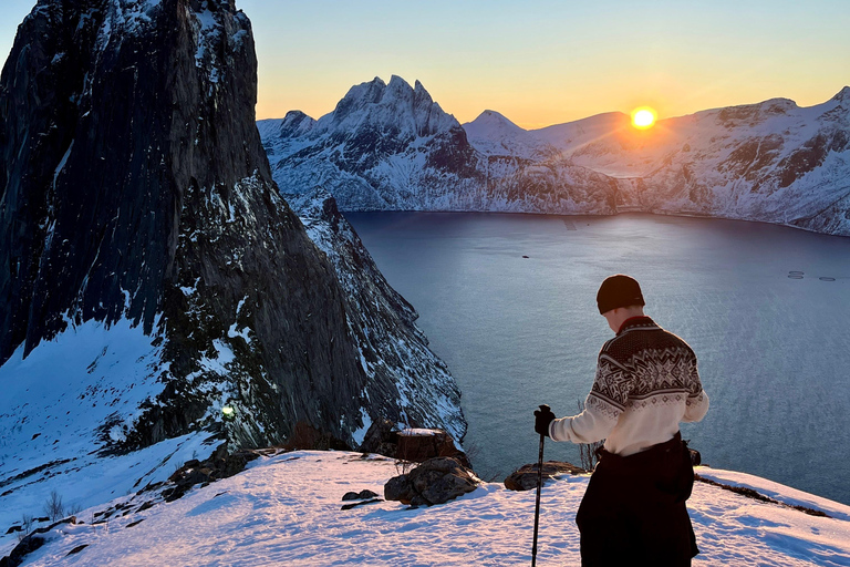 Tromsø: Snowshoe Hike on Senja to Hesten with Views of Segla From Tromsø: Snowshoe Hike to Hesten