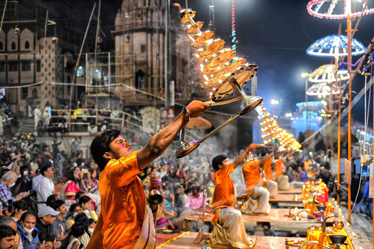 Varanasi Sunset Tour with Ganga Aarti & Free Boat Ride