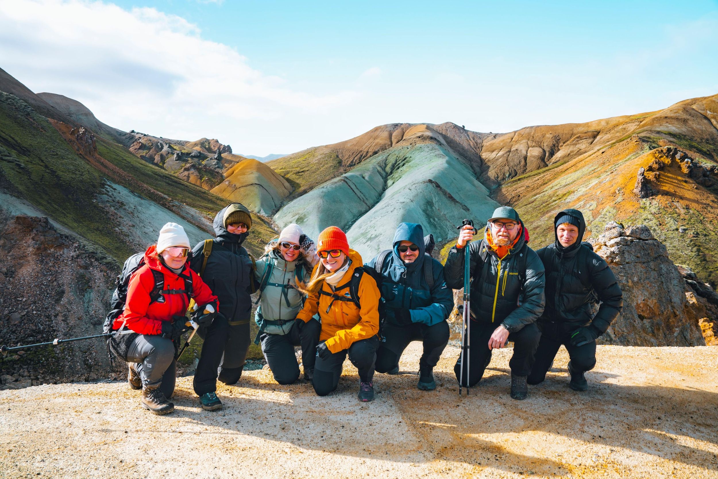 3-tägige Tour durch das Hochland: Landmannalaugar, Smaragdgrat und Háifoss