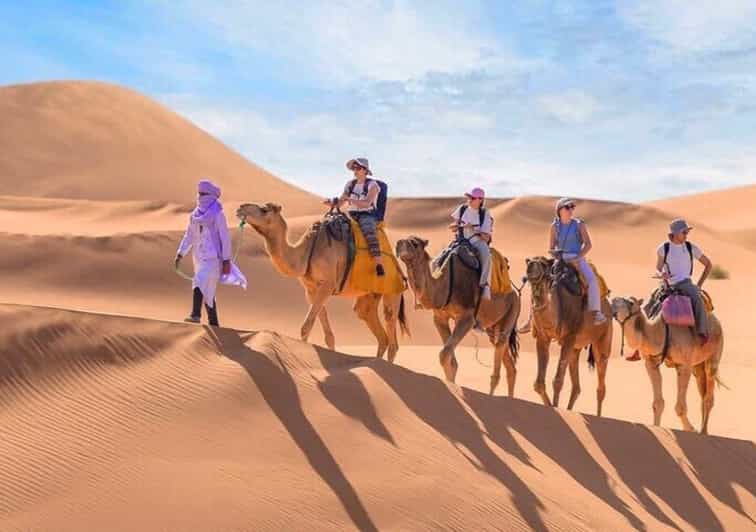 Merzouga-woestijn: 1-daags luxekamp, kameel, quad, dinershow - quad