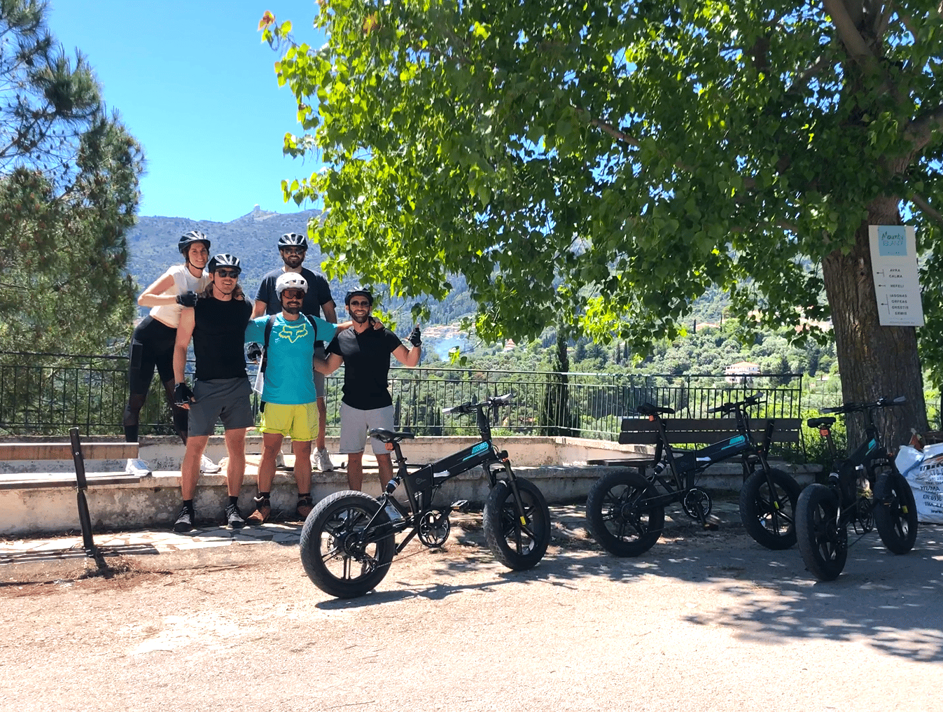 Lefkada: Mountain Gems Electric Fat Bicycle Tour & Verkostung