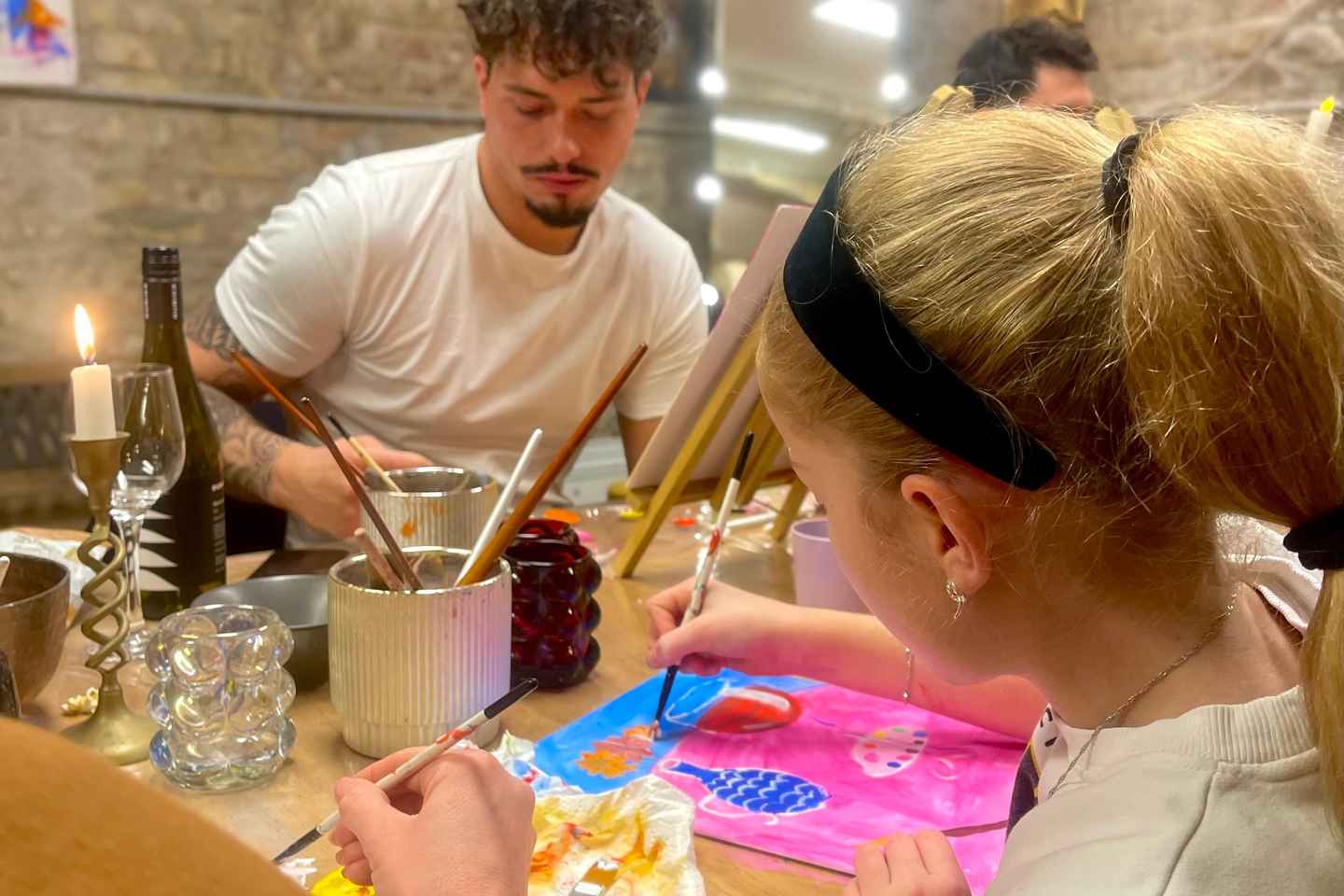 Budapest: Painting Workshop with Snacks and Wine
