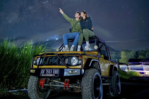 Mount Batur Jeep Sunrise, Hot Spring & Akasa cafe Jeep sunrise + hot spring (with hotel transfer)