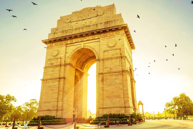 Delhi: Old and New Delhi City Private Guided Day Trip Old & New Delhi: Full-Day Tour (Car, Driver, and Guide Only)