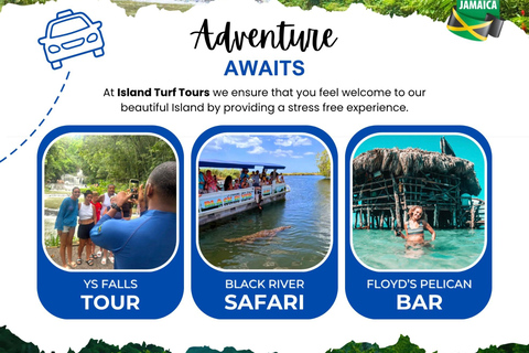 Jamaica: YS falls, Black River Safari day tour from Negril