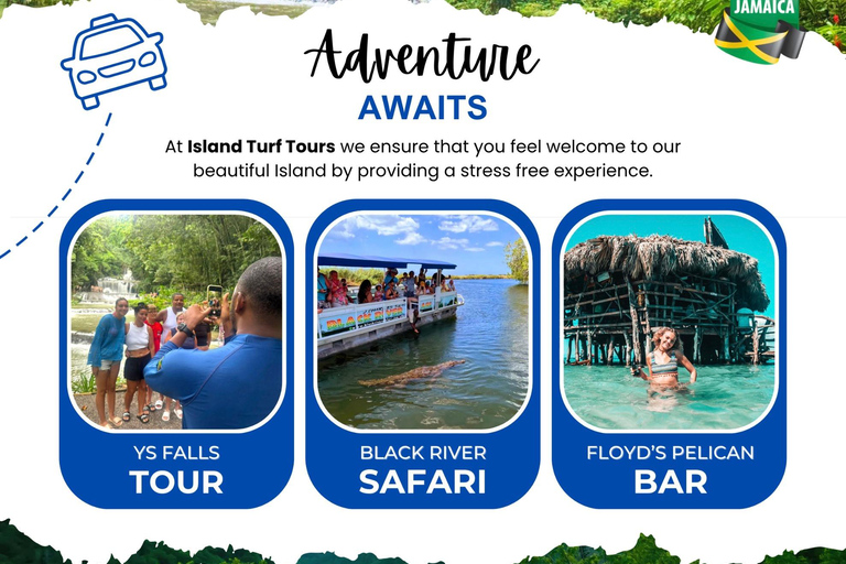 Jamaica: YS falls, Black River Safari day tour from Negril