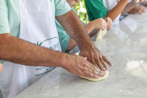 Desde Sorrento: Clase de elaboración de pizza con vistas al VesubioEscuela de Pizza con vistas al Vesubio desde Sorrento