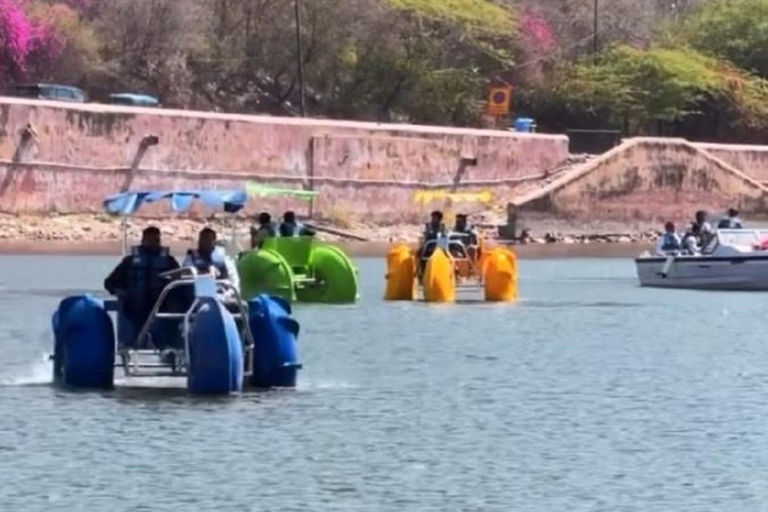 Jaipur: Speed Boat, Amber Walking Tour & Sunset with Pickup Speed Boat With Amber Walking Tour