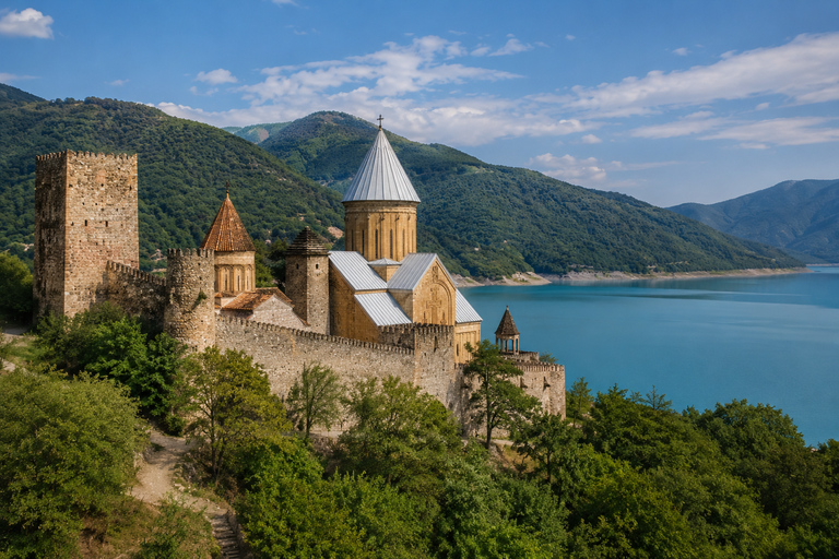 From Tbilisi to Kazbegi, Gudauri, Ananuri and Zhinvali lake.