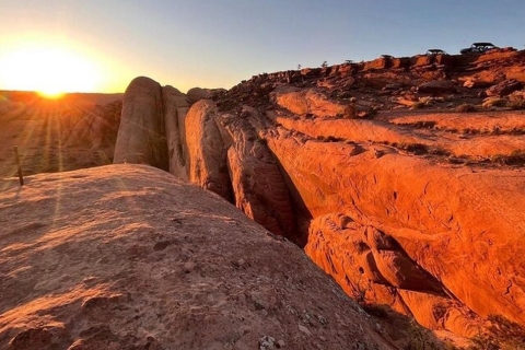 Moab: U-Drive UTV Sunset Guided Adventure auf Hell's Revenge6-sitziger Can-Am Defender