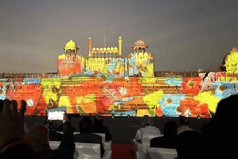 Guidad tur: Red Fort Light &amp; Sound Show med guide