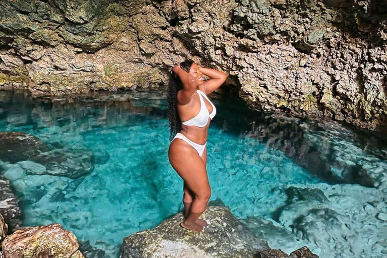 ZANZÍBAR: isla de la Prisión, natación en cuevas y Laguna Azul