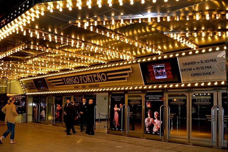 Tango Porteño Show i Buenos Aires (med valfri middag)Endast visning INGA överföringar