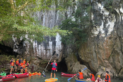 Phong Nha: Zipline Dark Cave & Paradise Cave Exploration Option 4: Full Adventure Experience - Drop-off in Hue