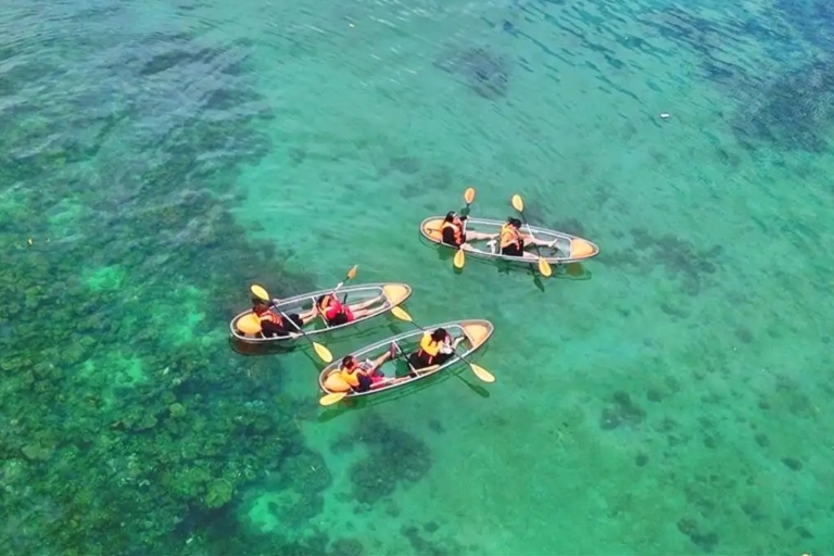 Balade en bateau banane et expérience de kayak en eau claire à Coron PalawanPrise en charge et retour à l'hôtel