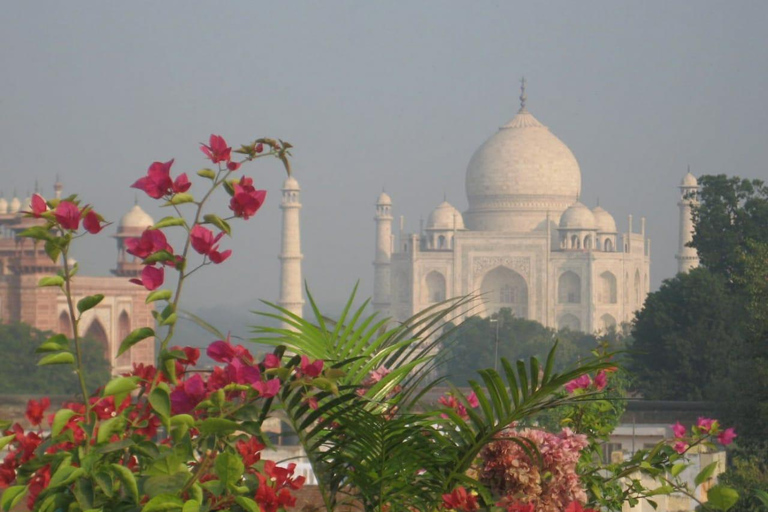 From Delhi: Agra Day Trip with Taj Mahal and Agra FortAC Car and Tour Guide Service Only