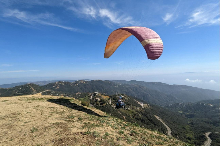 Aventure en parapente tandem entre les collines et la plage de Malibu