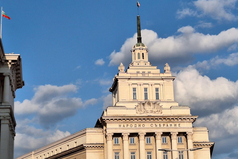 Sofia along its shady streets Sofia along the shady streets