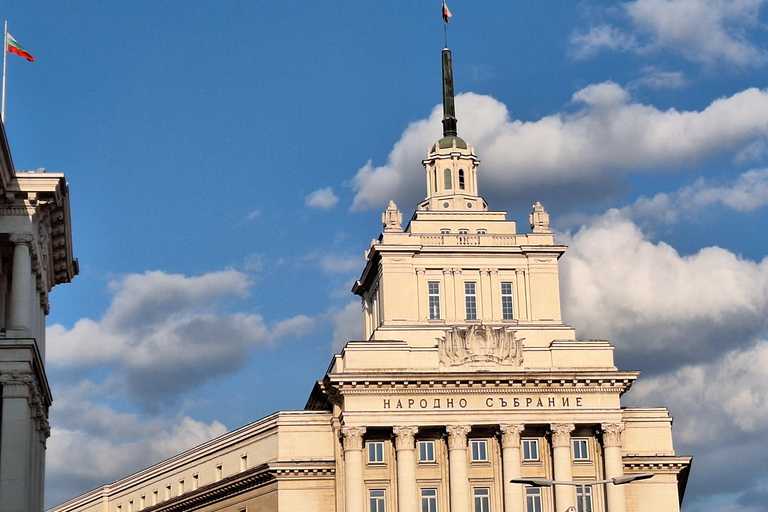 Sofia along its shady streets Sofia along the shady streets