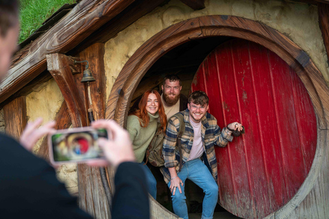 Från Auckland: Hobbiton privat transfer med gruppresa