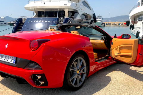 Cannes:private Ferrari Big Tour to Juan Les Pins and Antibes