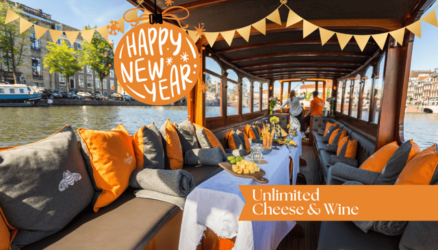 Amsterdam: Christmas Boat Cruise with Cheese &amp; Wine Option