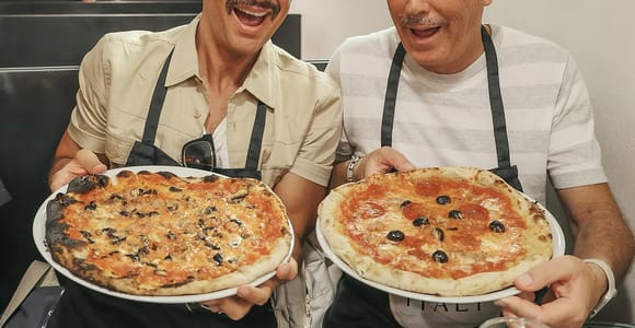 Palermo: Pizza & Tiramisù Class with Fine Wine