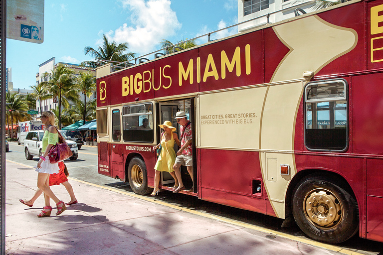 Miami: Hop-on Hop-off sightseeingtur med öppen buss1-dagarsbiljett