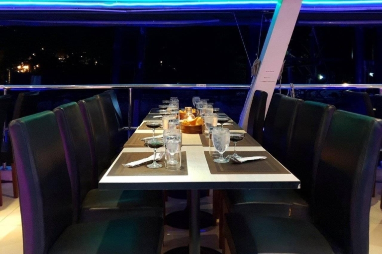 Bangkok: VELA Diner Cruise TicketRondvaart bij zonsondergang - Schemerprogramma bij Asiatique