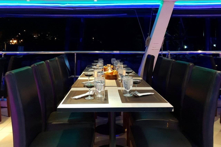 Bangkok: VELA Dinner Cruise TicketSonnenuntergangskreuzfahrt - Dämmerungsprogramm im Asiatique