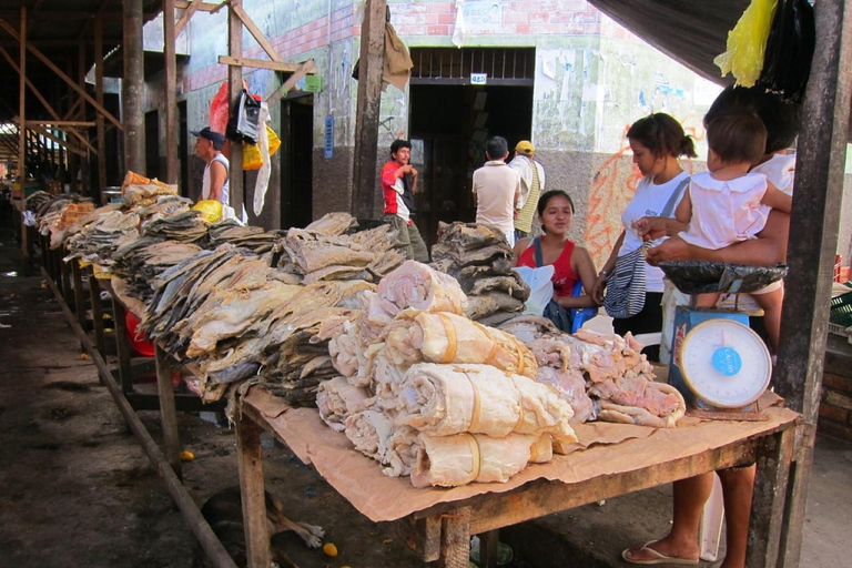 Partenza da Iquitos: Tour della città-Visita al mercato di Belen