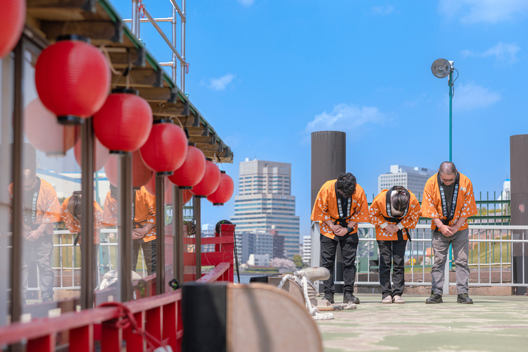 Tokyo : Dîner-croisière Yakatabune avec spectacle japonais et boissons