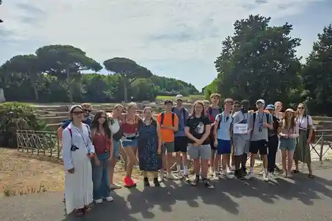 Roma: Ostia Antica Tour guiado en alemán con ticket de entrada