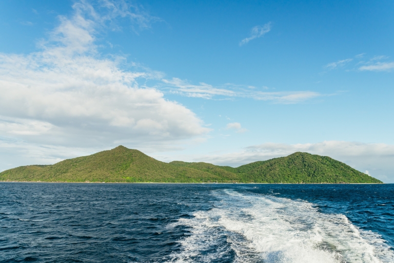 Z Cairns: całodniowa wycieczka przygodowa na wyspę FitzroyPojedynczy pakiet biletów ze szklanym dnem