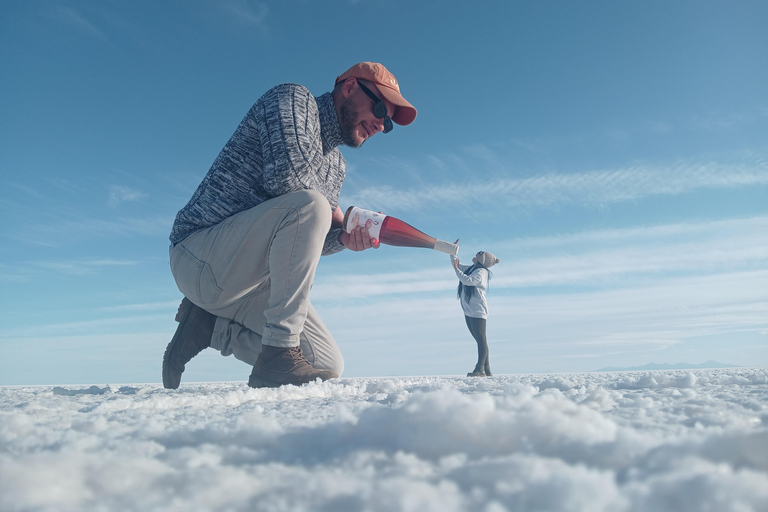 Uyuni: Półdniowa wycieczka po solniskach z zachodem słońca