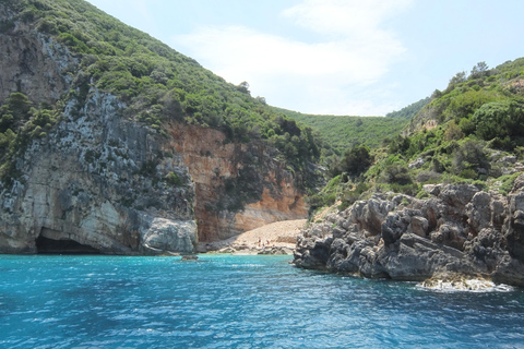 Zante : plage des naufrages, grottes bleues et visite des grottes de Xigia