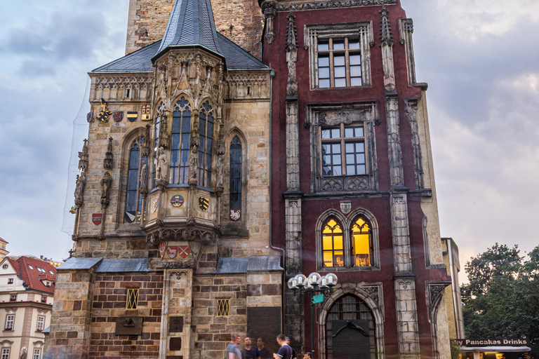 Rondleiding door de Oude en Nieuwe Stad van Praag en boottochtPrijs groepsreis